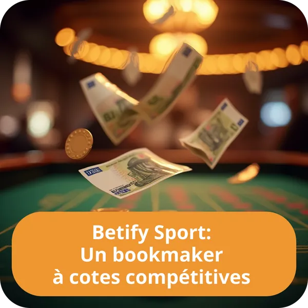 Betify Sport: Un bookmaker à cotes compétitives