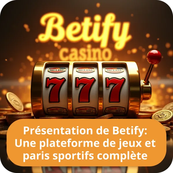 Présentation de Betify: Une plateforme de jeux et paris sportifs complète